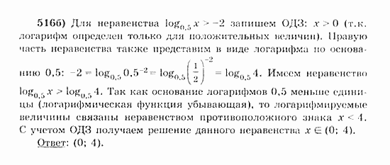 Начала анализа, 11 класс, А.Н. Колмогоров, 2010, Глава IV. Показательная и логарифмическая функции Задание: 516б