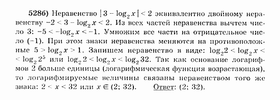 Начала анализа, 11 класс, А.Н. Колмогоров, 2010, Глава IV. Показательная и логарифмическая функции Задание: 528б