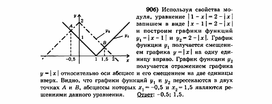 Начала анализа, 11 класс, А.Н. Колмогоров, 2010, Глава V. Задачи на повторение Задание: 90б