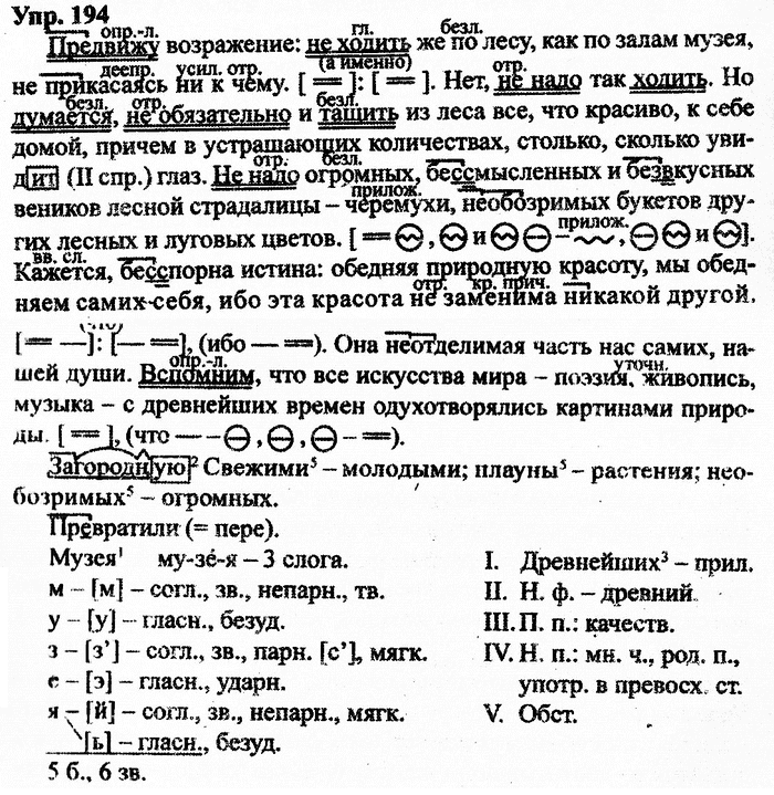 Русский язык, 11 класс, Дейкина, Пахнова, 2009, задание: 194