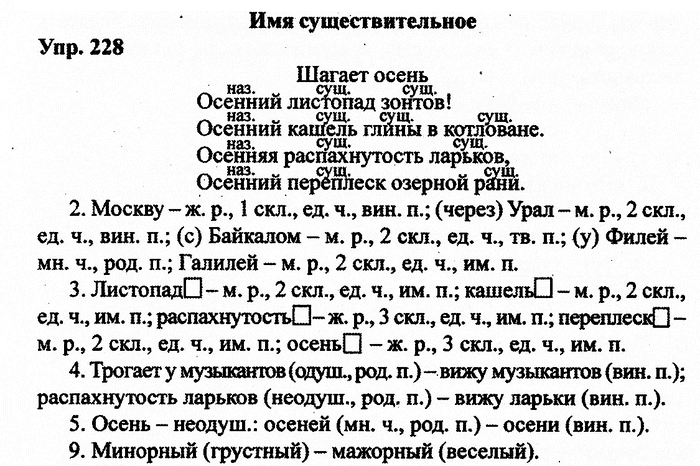 Русский язык, 11 класс, Дейкина, Пахнова, 2009, задание: 228