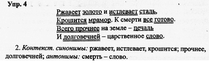 Русский язык, 11 класс, Дейкина, Пахнова, 2009, задание: 4