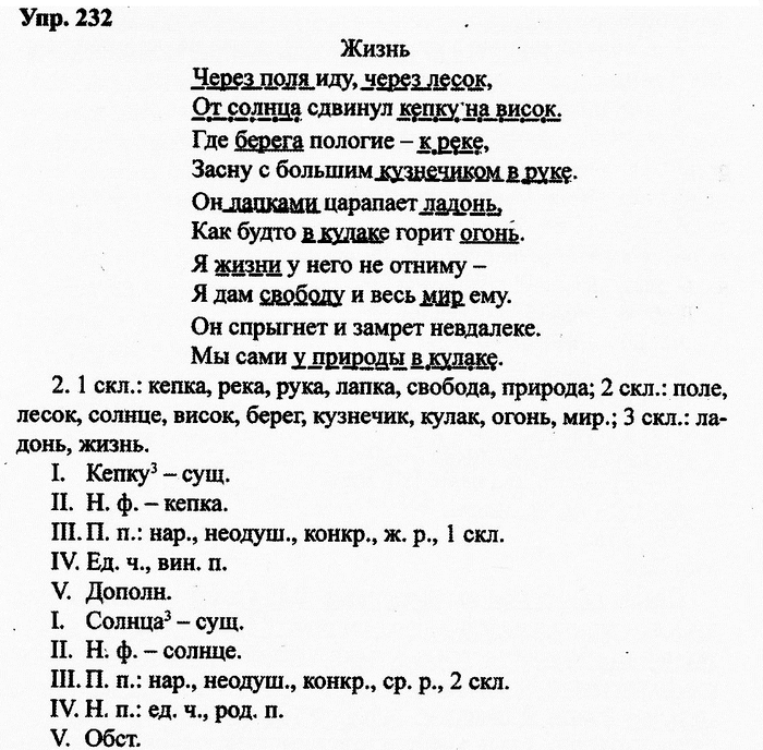 Русский язык, 11 класс, Дейкина, Пахнова, 2009, задание: 232
