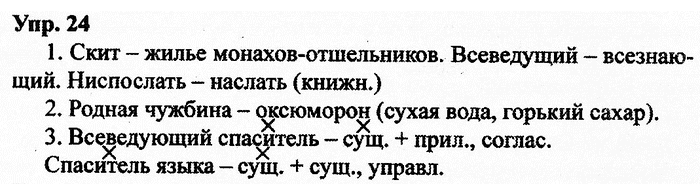 Русский язык, 11 класс, Дейкина, Пахнова, 2009, задание: 24