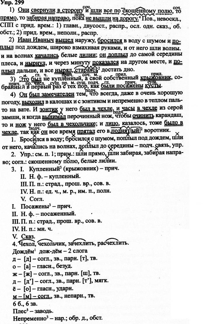 Русский язык, 11 класс, Дейкина, Пахнова, 2009, задание: 299