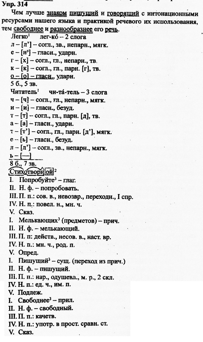 Русский язык, 11 класс, Дейкина, Пахнова, 2009, задание: 314