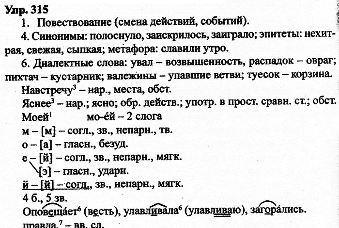 Русский язык, 11 класс, Дейкина, Пахнова, 2009, задание: 315