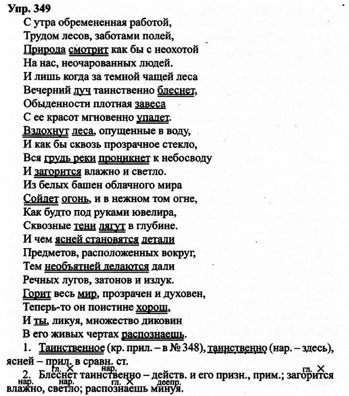 Русский язык, 11 класс, Дейкина, Пахнова, 2009, задание: 349