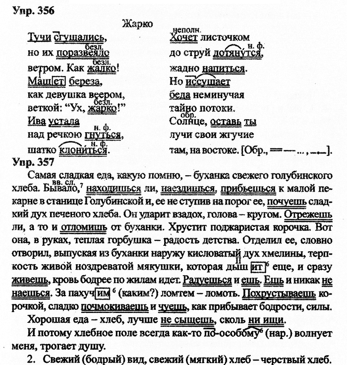 Русский язык, 11 класс, Дейкина, Пахнова, 2009, задание: 356