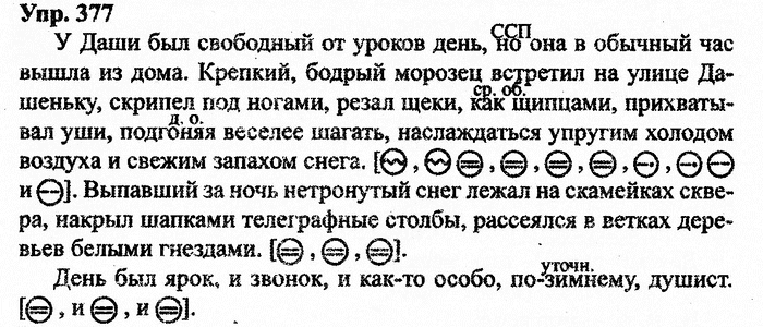 Русский язык, 11 класс, Дейкина, Пахнова, 2009, задание: 377