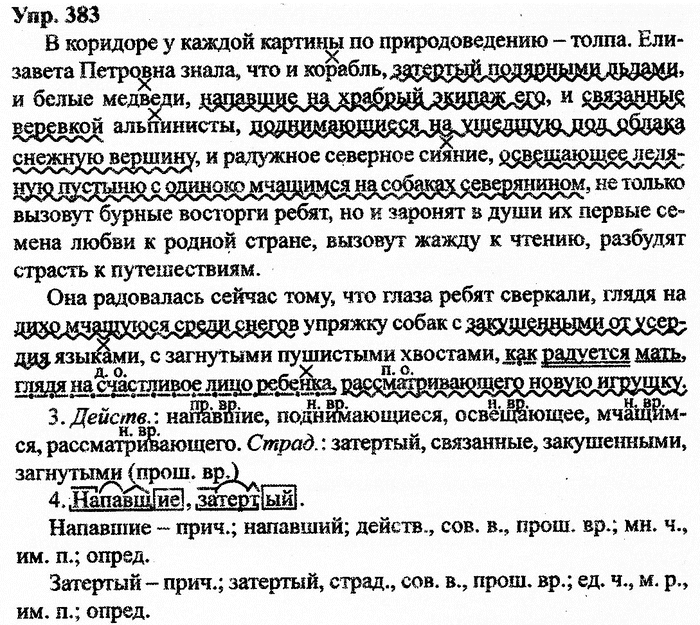 Русский язык, 11 класс, Дейкина, Пахнова, 2009, задание: 383