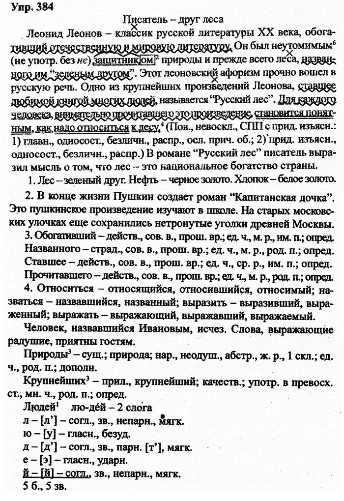 Русский язык, 11 класс, Дейкина, Пахнова, 2009, задание: 384
