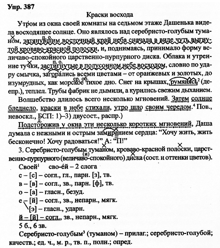 Русский язык, 11 класс, Дейкина, Пахнова, 2009, задание: 387