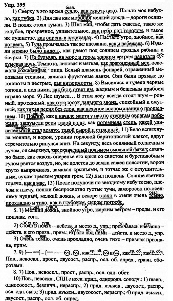 Русский язык, 11 класс, Дейкина, Пахнова, 2009, задание: 395