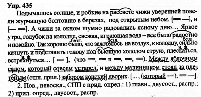 Русский язык, 11 класс, Дейкина, Пахнова, 2009, задание: 435