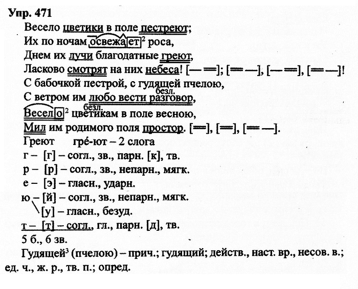 Русский язык, 11 класс, Дейкина, Пахнова, 2009, задание: 471