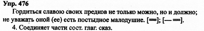 Русский язык, 11 класс, Дейкина, Пахнова, 2009, задание: 476