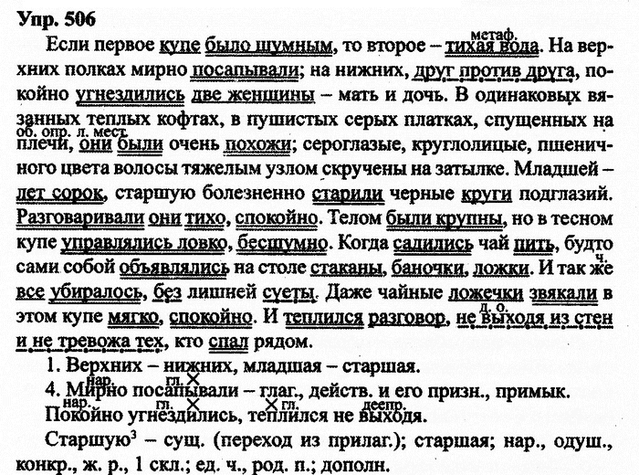 Русский язык, 11 класс, Дейкина, Пахнова, 2009, задание: 506