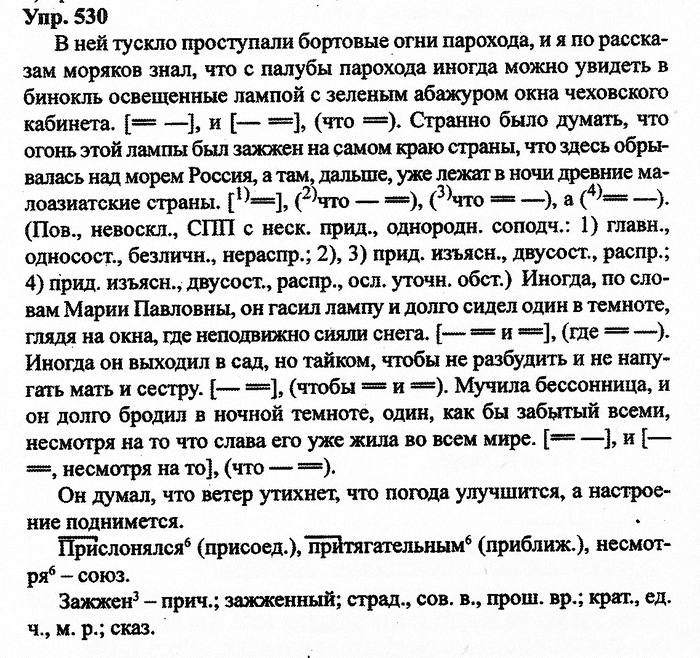 Русский язык, 11 класс, Дейкина, Пахнова, 2009, задание: 530