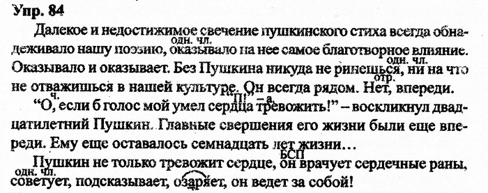 Русский язык, 11 класс, Дейкина, Пахнова, 2009, задание: 84