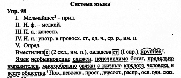 Русский язык, 11 класс, Дейкина, Пахнова, 2009, задание: 98
