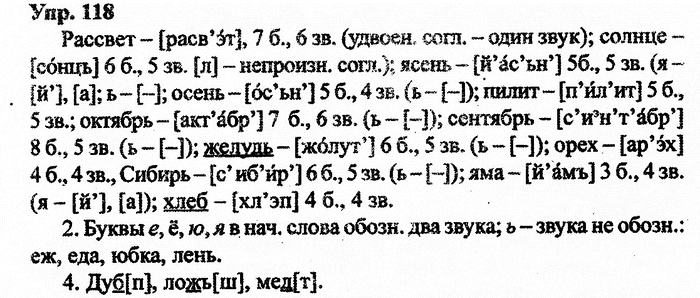 Русский язык, 11 класс, Дейкина, Пахнова, 2009, задание: 118