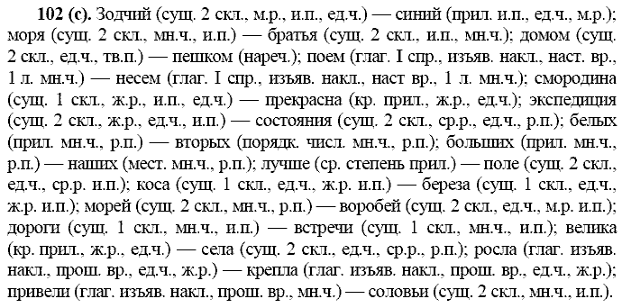 Русский язык, 11 класс, Власенков, Рыбченков, 2009-2014, задание: 102 (с)
