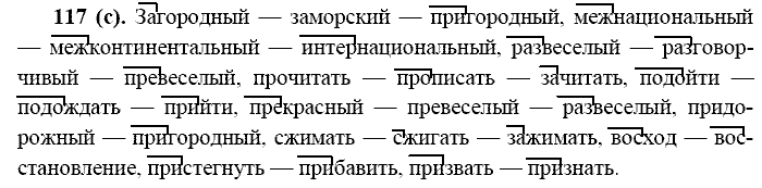 Русский язык, 11 класс, Власенков, Рыбченков, 2009-2014, задание: 117 (с)