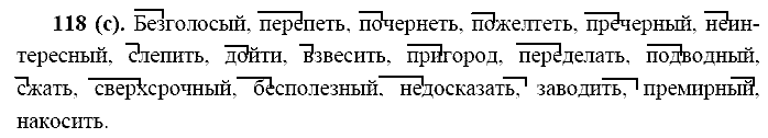 Русский язык, 11 класс, Власенков, Рыбченков, 2009-2014, задание: 118 (с)