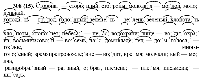 Русский язык, 11 класс, Власенков, Рыбченков, 2009-2014, задание: 308 (15)