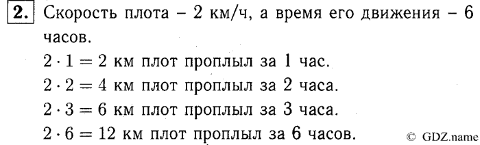 учебник: часть 1, часть 2, часть 3, 3 класс, Демидова, Козлова, 2015, 2.59 Взаимосвязь скорости, времени и расстояния (стр. 36) Задание: 2