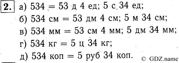 учебник: часть 1, часть 2, часть 3, 3 класс, Демидова, Козлова, 2015, 2.70 Арифметические действия над числами (стр. 58) Задание: 2