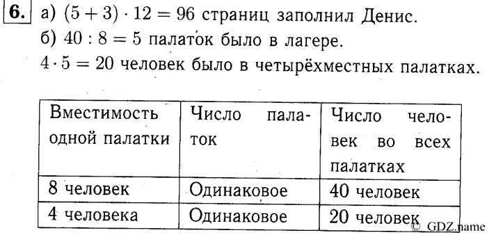 учебник: часть 1, часть 2, часть 3, 3 класс, Демидова, Козлова, 2015, 1.18 Умножение двузначного числа на однозначное. Умножение однозначного числа на двузначное (стр. 40) Задание: 6