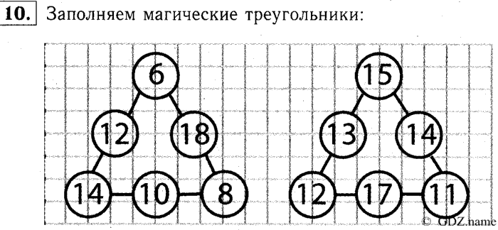 учебник: часть 1, часть 2, часть 3, 3 класс, Демидова, Козлова, 2015, 1.24 Решение задач (стр. 52) Задание: 10