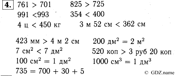 учебник: часть 1, часть 2, часть 3, 3 класс, Демидова, Козлова, 2015, 2.9 Единицы массы. Центнер (стр. 24) Задание: 4