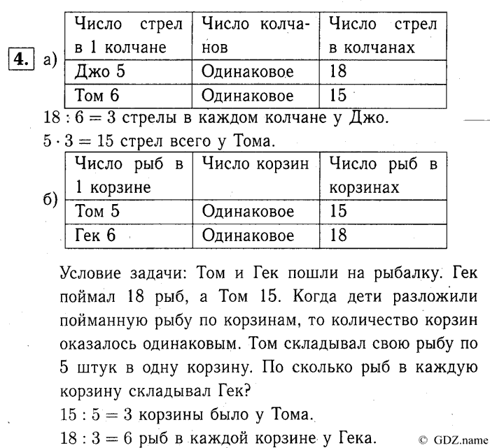учебник: часть 1, часть 2, часть 3, 3 класс, Демидова, Козлова, 2015, 1.9 Решение задач (стр. 20) Задание: 4