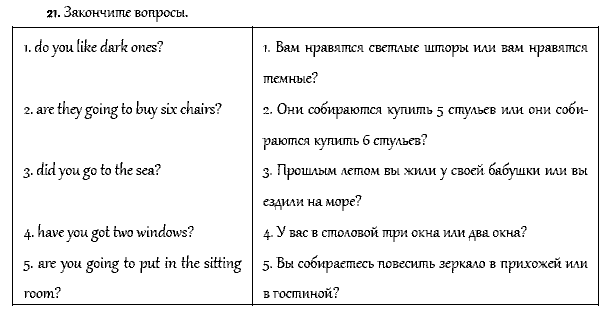 Рабочая тетрадь. Часть 1, 4 класс, Афанасьева, Верещагина, 2014, Урок 20 Задача: 21