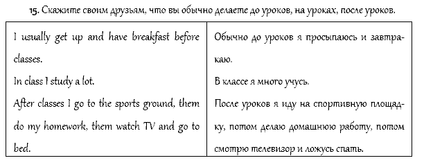 Рабочая тетрадь. Часть 1, 4 класс, Афанасьева, Верещагина, 2014, Урок 10 Задача: 15