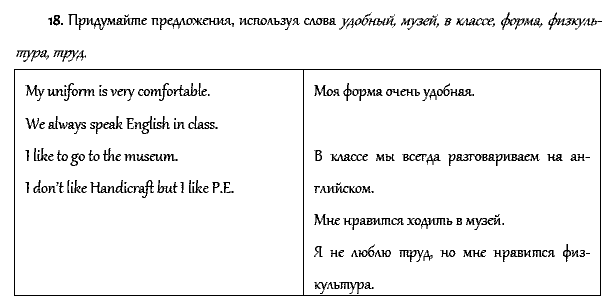 Рабочая тетрадь. Часть 1, 4 класс, Афанасьева, Верещагина, 2014, Урок 10 Задача: 18