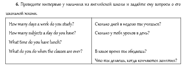Рабочая тетрадь. Часть 1, 4 класс, Афанасьева, Верещагина, 2014, Урок 16. Повторение Задача: 6