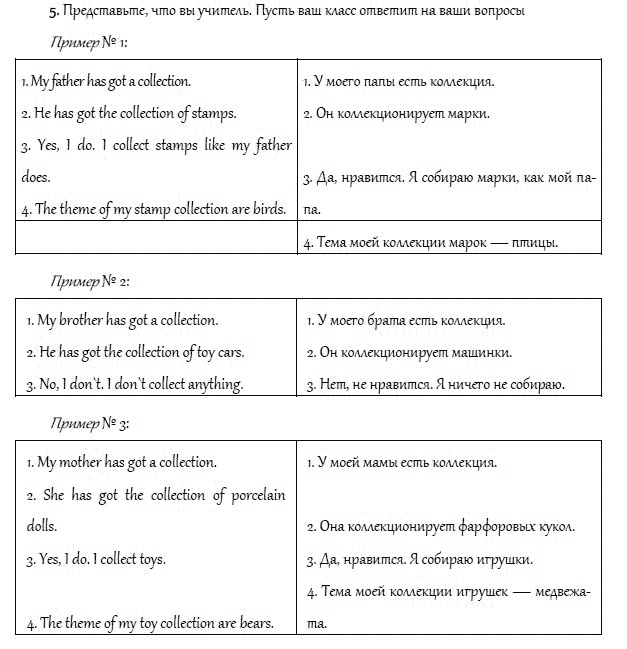 Рабочая тетрадь. Часть 2, 4 класс, И.Н. Верещагина, О.В. Афанасьева, 2014, ХОББИ, Урок 37 Задание: 5