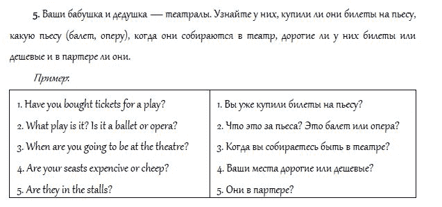 Рабочая тетрадь. Часть 2, 4 класс, И.Н. Верещагина, О.В. Афанасьева, 2014, Урок 39 Задание: 5