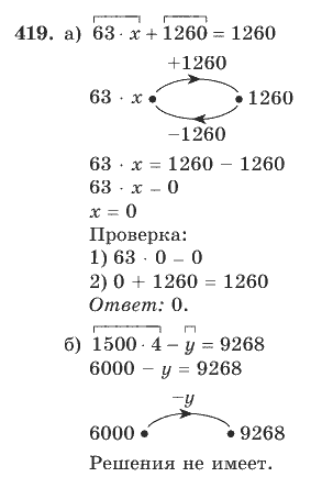 Математика, 4 класс, В.Н. Рудницкая, 2012, задание: 419