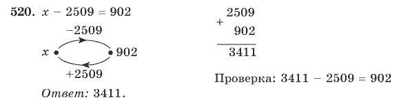Математика, 4 класс, В.Н. Рудницкая, 2012, задание: 520