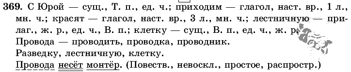 Русский язык, 5 класс, Т.А. Ладыженская, М.Т. Баранов, 2008 - 2015, задание: 369
