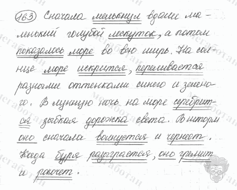Старое издание, 5 класс, Ладыженская, 2000, задание: 163