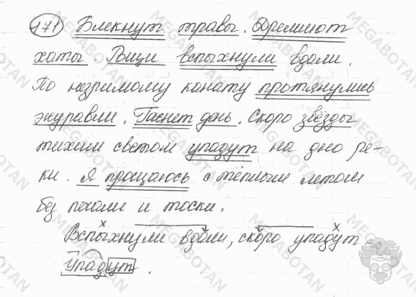 Старое издание, 5 класс, Ладыженская, 2000, задание: 171