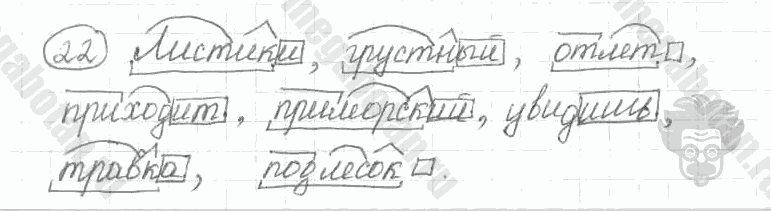 Старое издание, 5 класс, Ладыженская, 2000, задание: 22