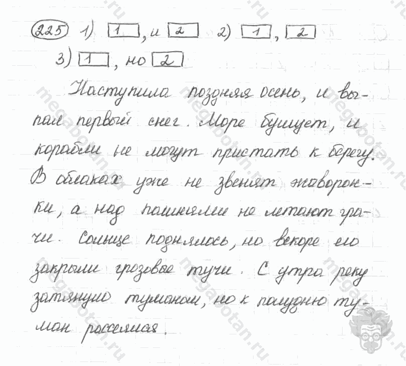 Старое издание, 5 класс, Ладыженская, 2000, задание: 225
