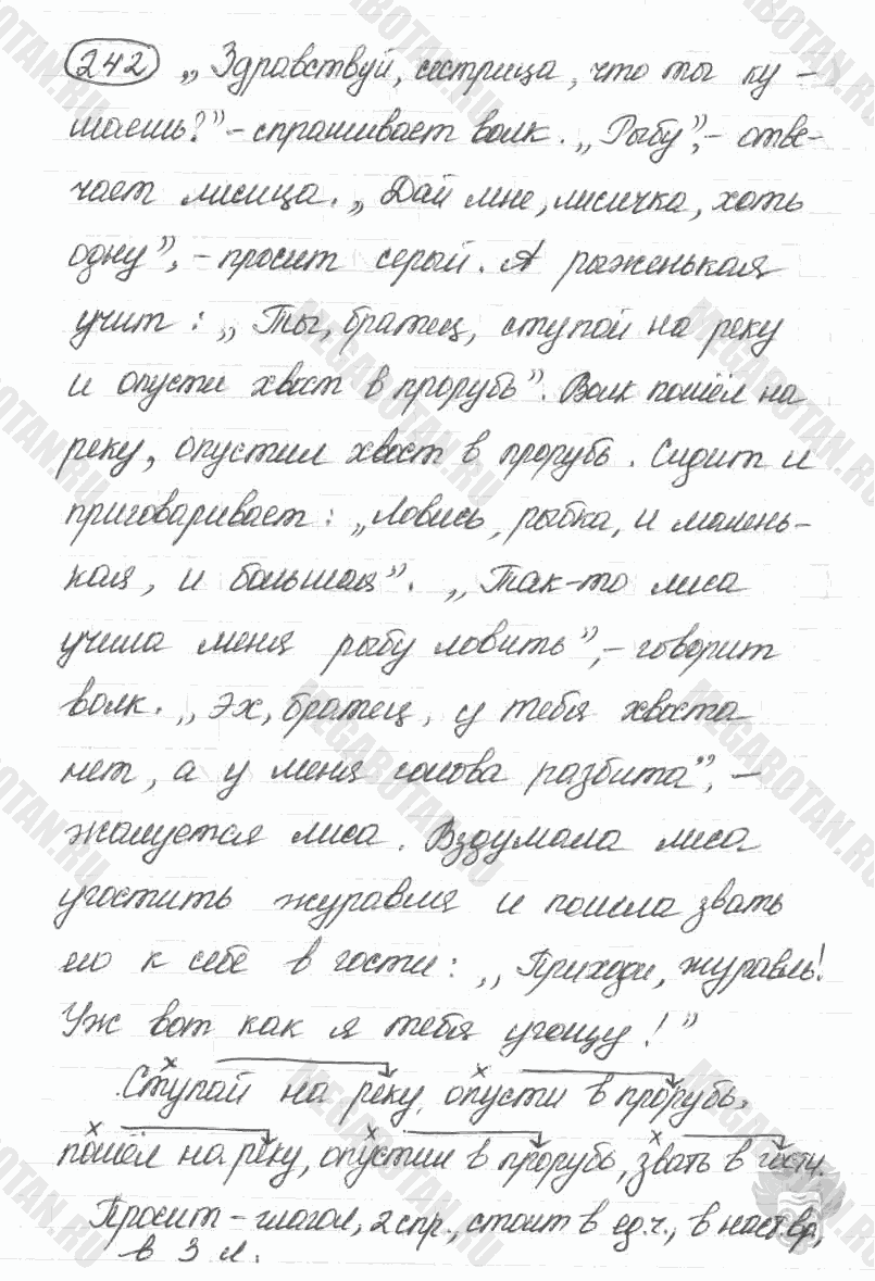 Старое издание, 5 класс, Ладыженская, 2000, задание: 242